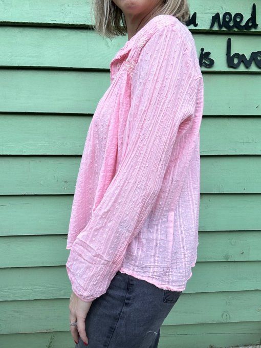 Blouse rose BELEM 