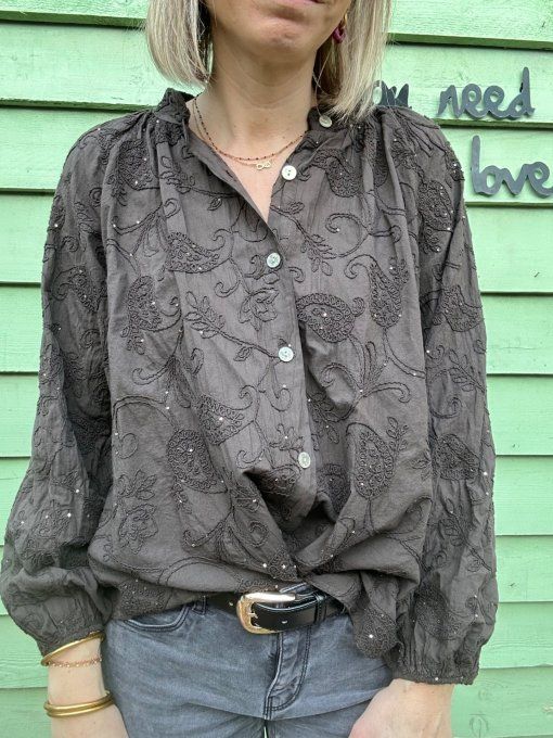 Chemise DERBY Marron