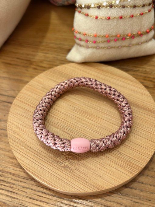 Élastique KKNEKKI Dusty Pink Glitter 