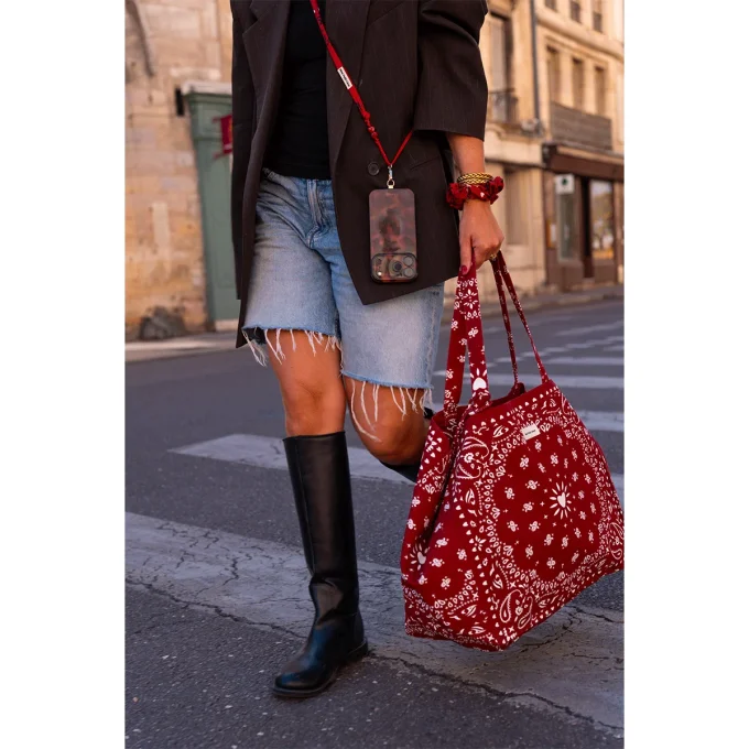  Sangle de téléphone Billie - Bandana cherry