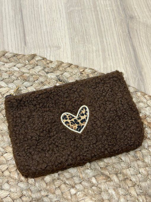 Pochette moumoute coeur