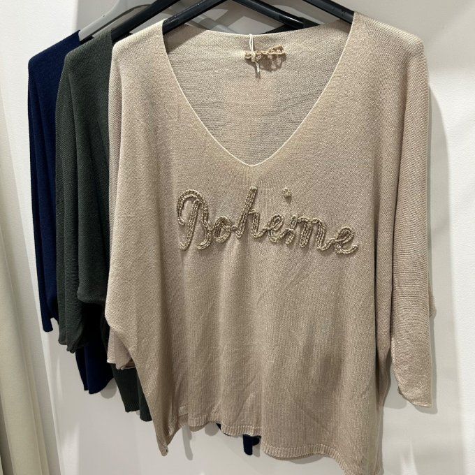 Pull fin BOHEME