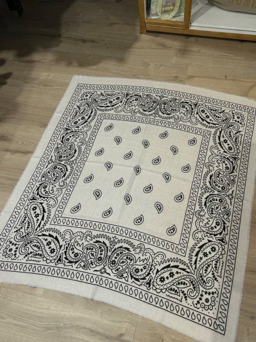 Foulard Bandana Blanc