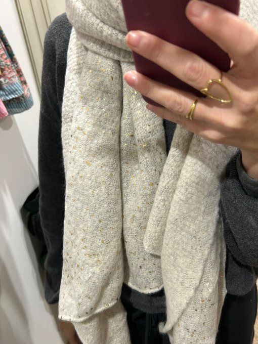 Echarpe DUBLIN blanche 