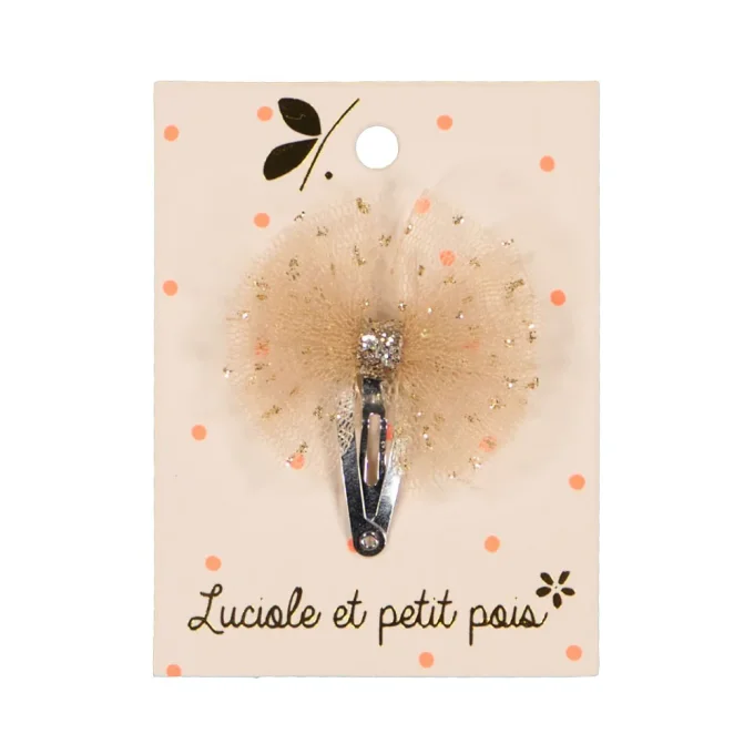 Barrette tutu doré