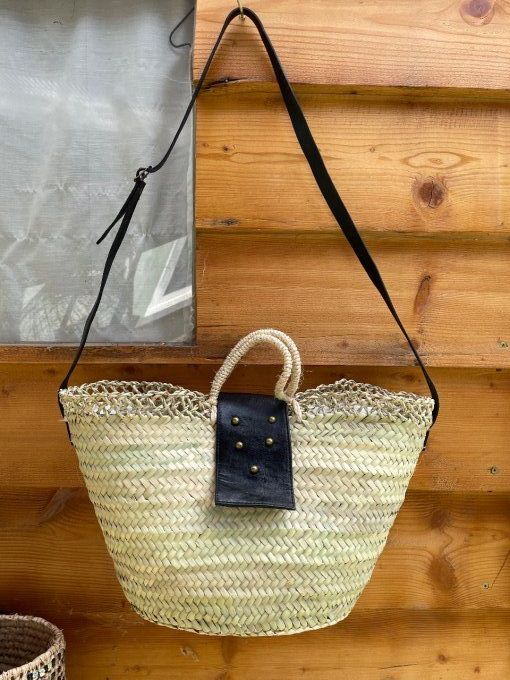 Panier SAFI noir grand modèle