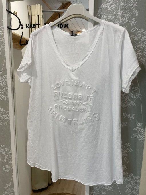 T-shirt blanc MERIDA