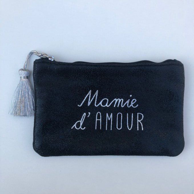 Pochette brillante "Mamie d'amour"