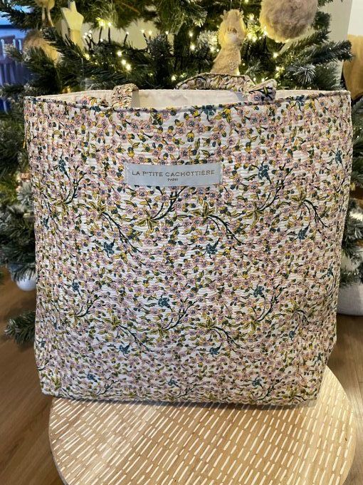 Tote bag liberty jaune