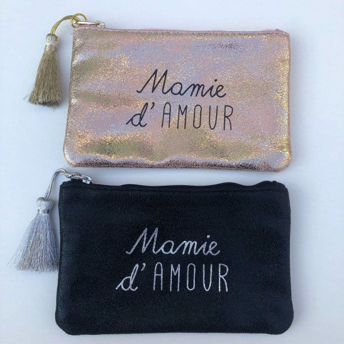 Pochette brillante "Mamie d'amour"