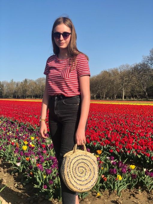 Panier rond MALO sequins noirs