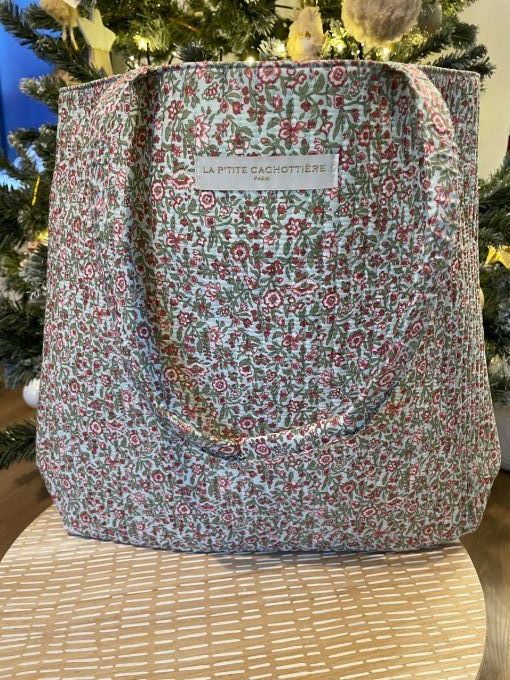 Tote bag liberty vert