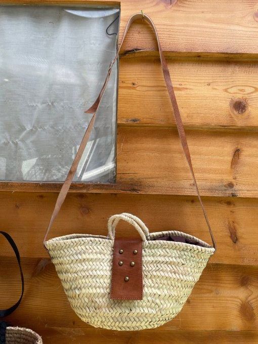 Panier SAFI camel petit modèle 