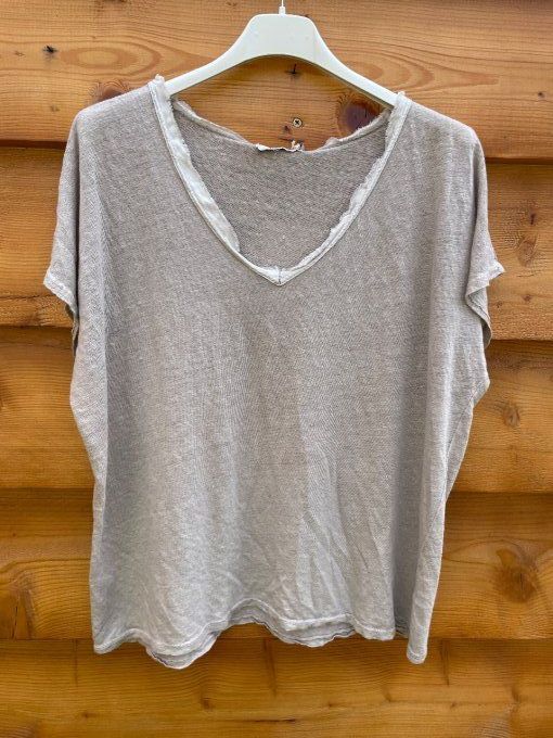 T-shirt lin uni