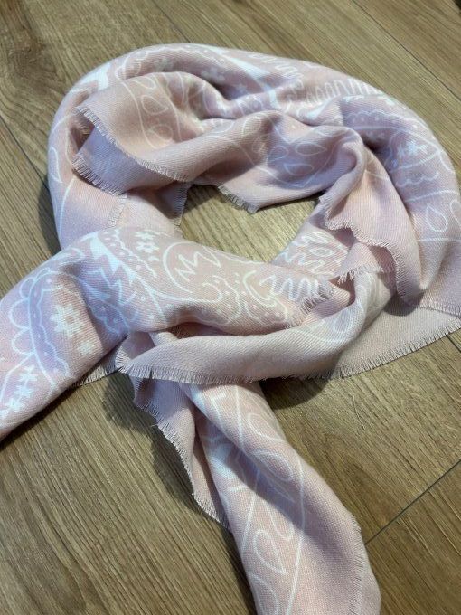 Echarpe Bandana Rose