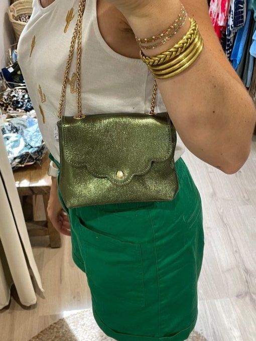 Mini sac Manille vert 