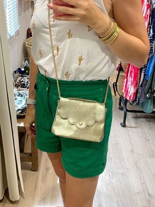 Mini sac Manille doré 