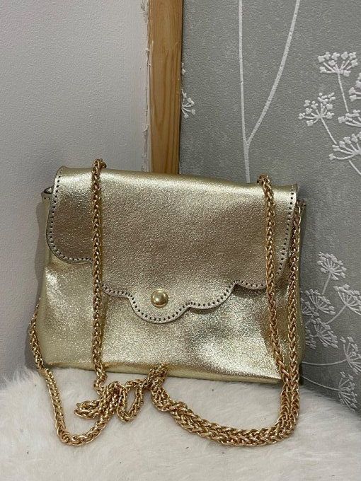 Mini sac Manille doré 