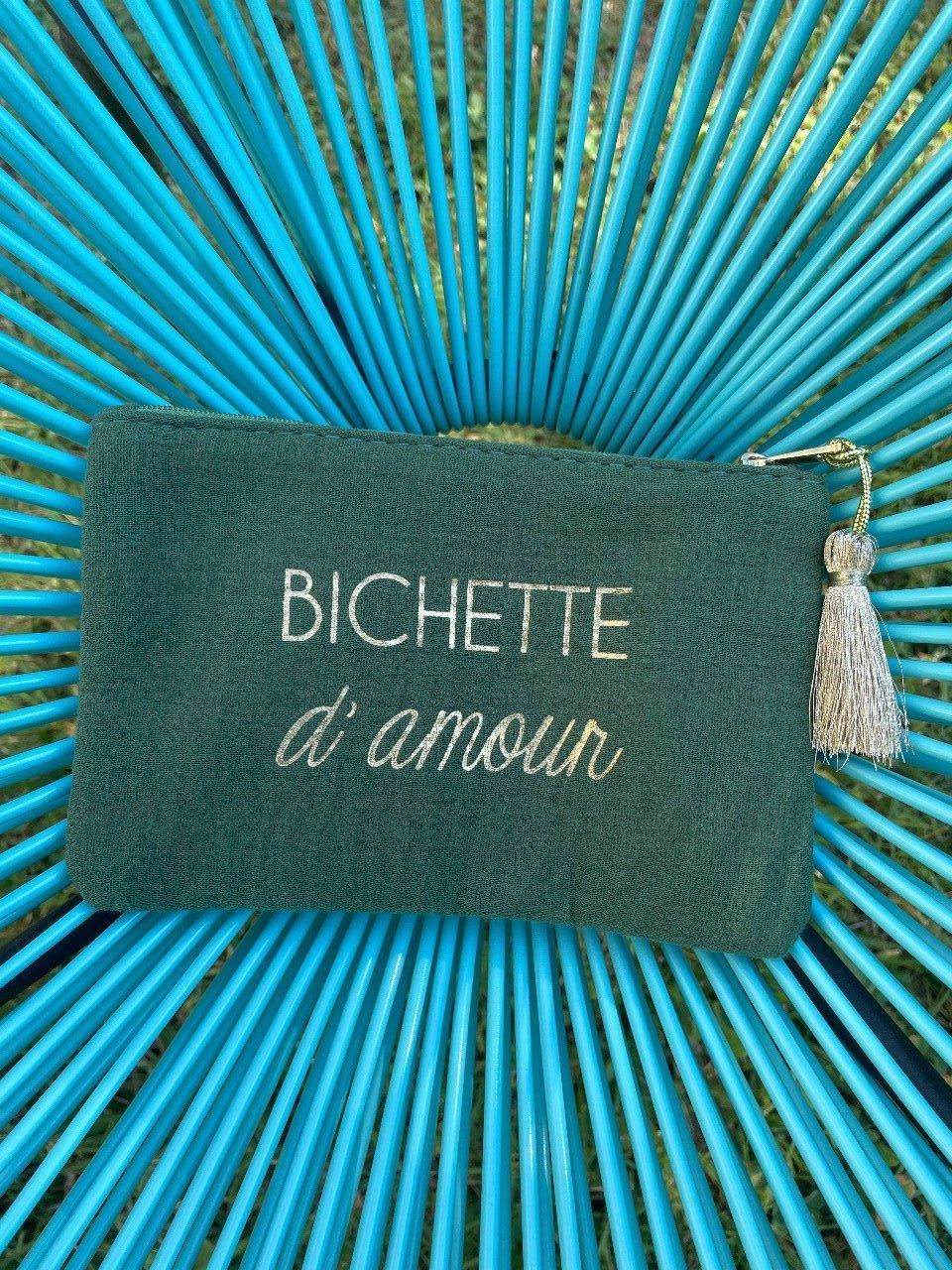 Pochette en gaze de coton "Bichette d'amour"