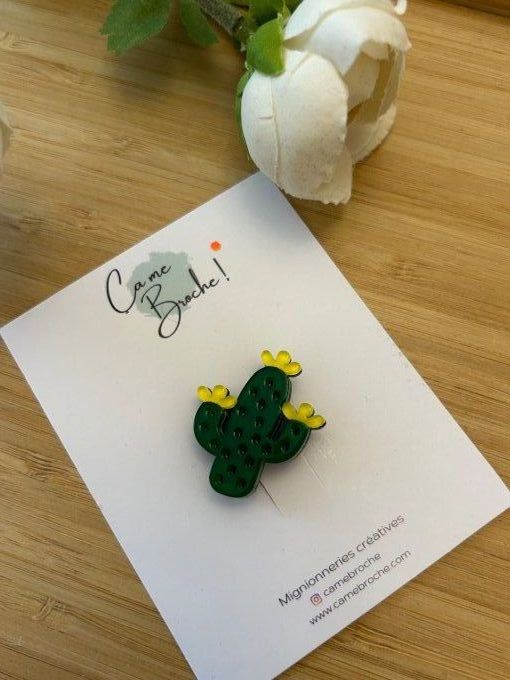 Broche Cactus